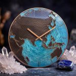 Luxury World Map Wall Clock Decoration - Image 4
