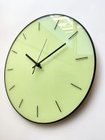 Minimalist Pale Green Wall Clock - Image 3
