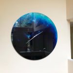 Sci-fi Blue Galaxy Wall Clock Home Decor - Image 2
