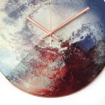 Sci-fi Ice and Snow Planet Wall Clock Future Space Wall Decor - Image 3