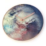 Sci-fi Ice and Snow Planet Wall Clock Future Space Wall Decor - Image 4
