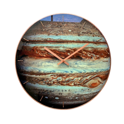 Sci-Fi Jupiter Planet Wall Clock Home Decor