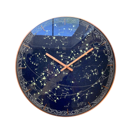 Sci-fi Retro Constellation Star Chart Wall Clock